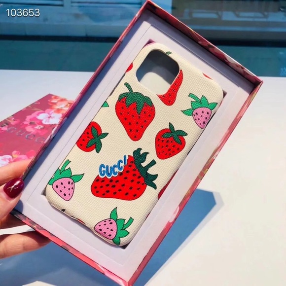 GG WHIMSICAL STRAWBERRIES Case for iPhone 11 Pro - Picture 1 of 2